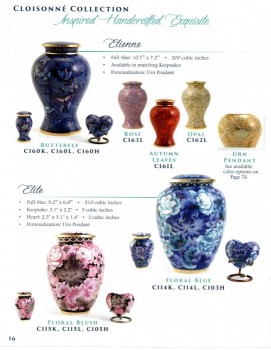 Cloisonne Urns