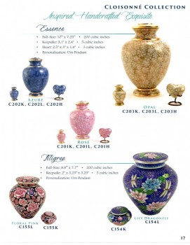 Cloisonne Urns